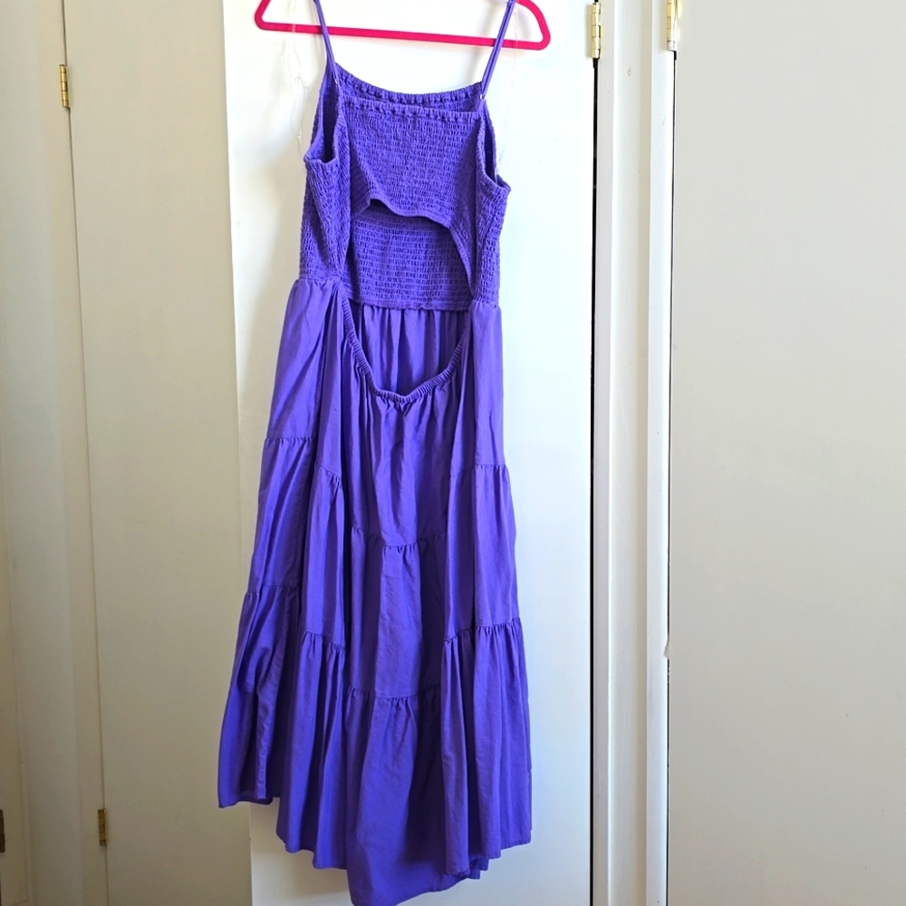 Universal Thread Purple Open Back Maxi Sundress I… - image 2